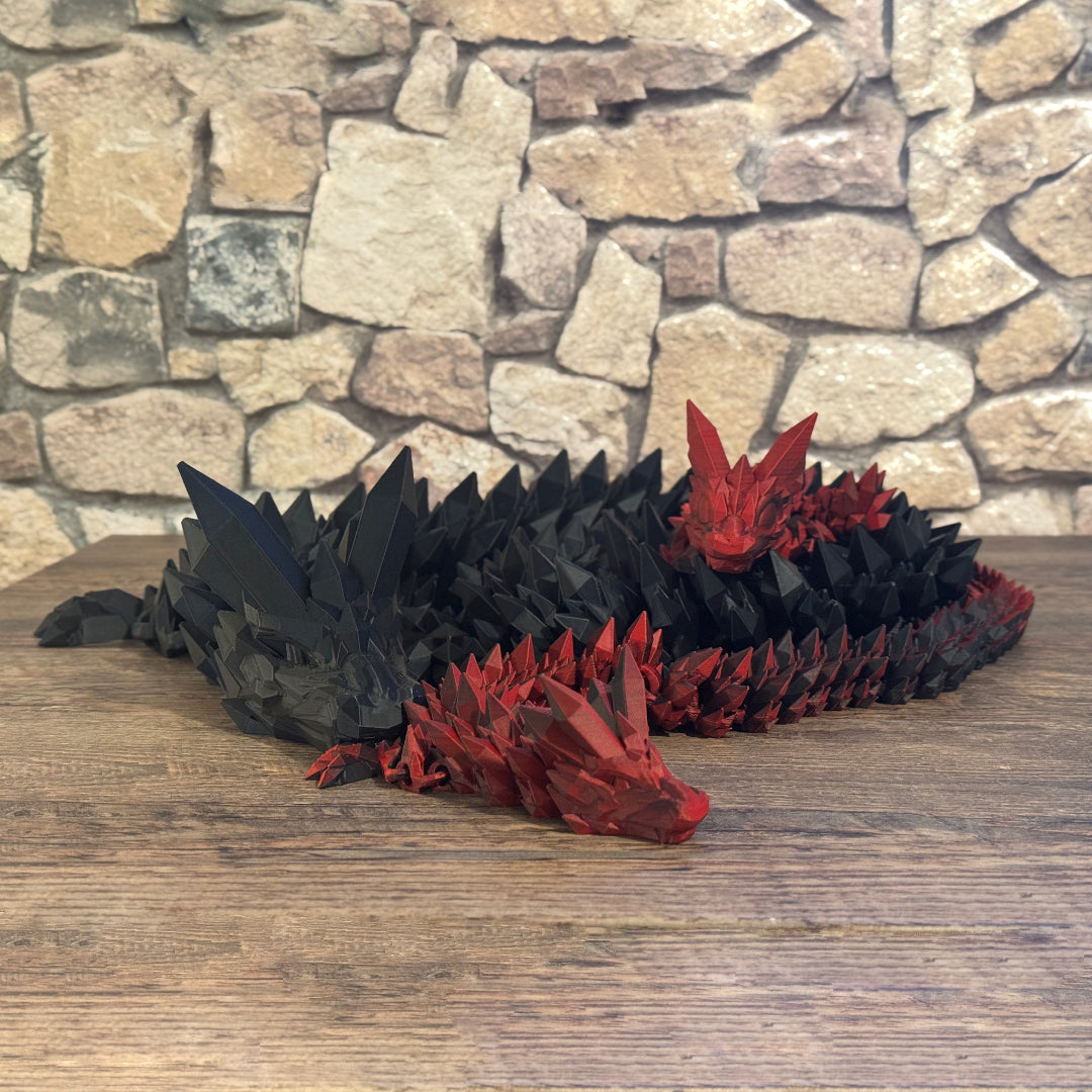 Mega Crystal Dragon - Riesen Kristall Drache 135cm