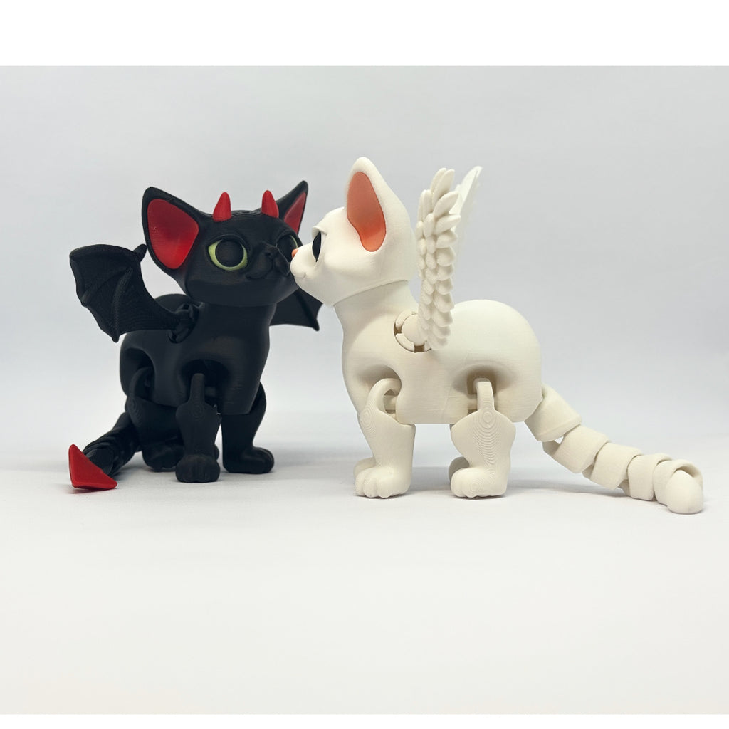 Devil & Angel Kitten – Flügelkatzen im Doppelpack