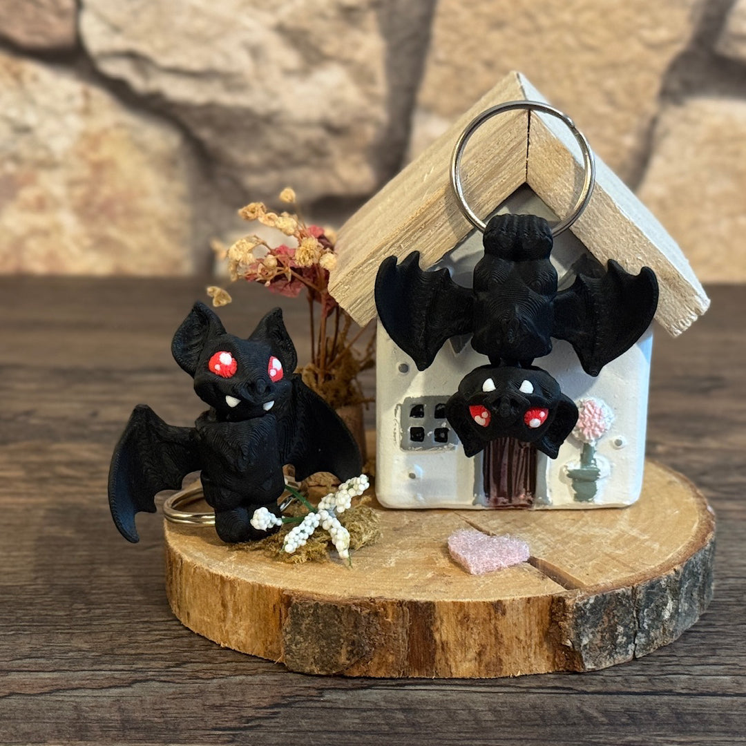 Vampir-Fledermaus – Schlüsselanhänger mit Biss 🦇🖤