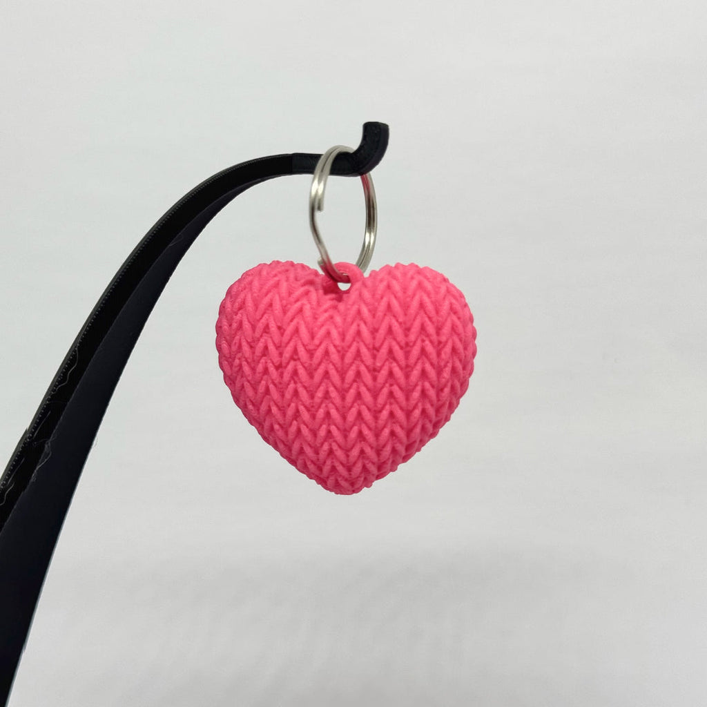 Herz in Strickoptik