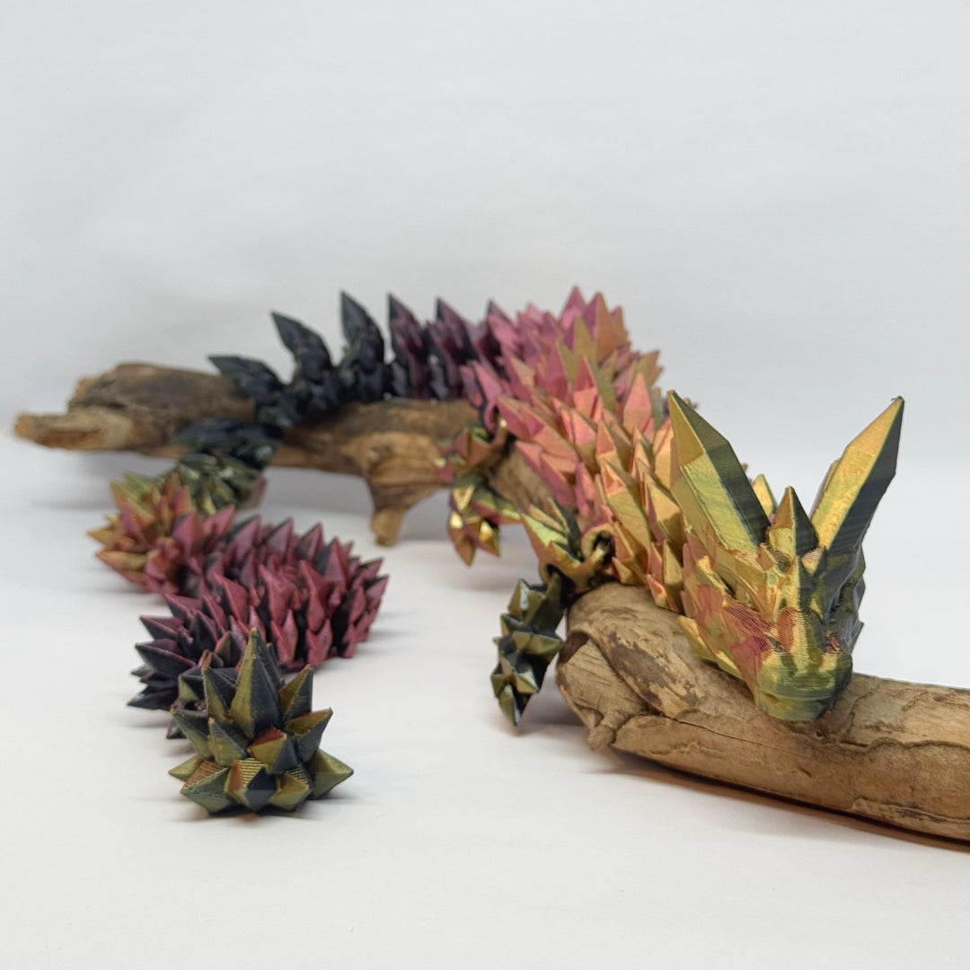 Kristall-Drache (65 cm)