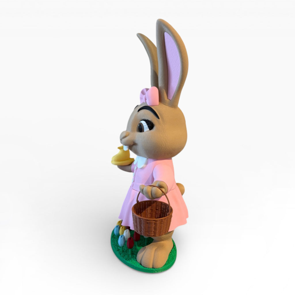 Mrs Bunny Große Osterhasenfigur – Frühlingsdeko in XL oder XXL