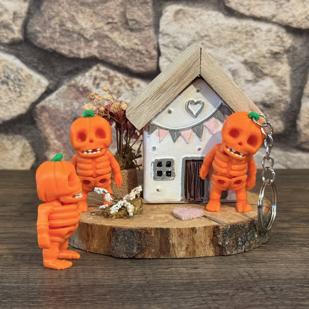 Tiny Pumpkin Skeleton
