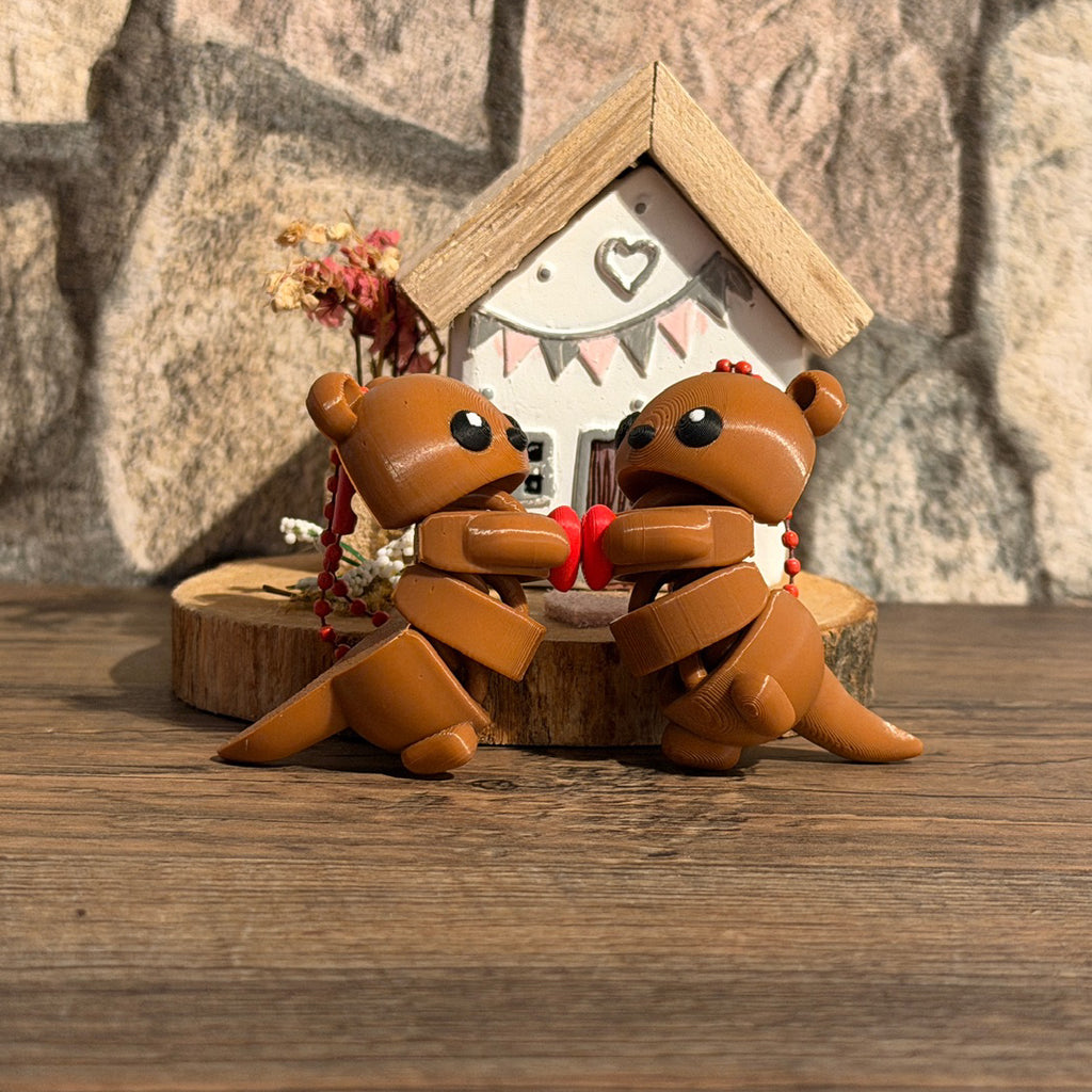 Love Otter Schlüsselanhänger Set