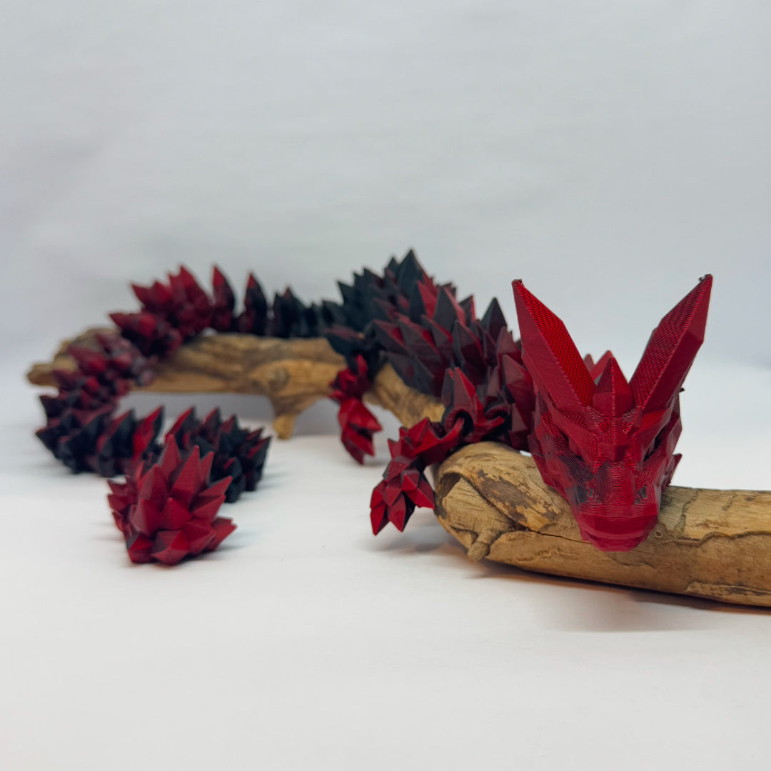 Kristall-Drache (65 cm)