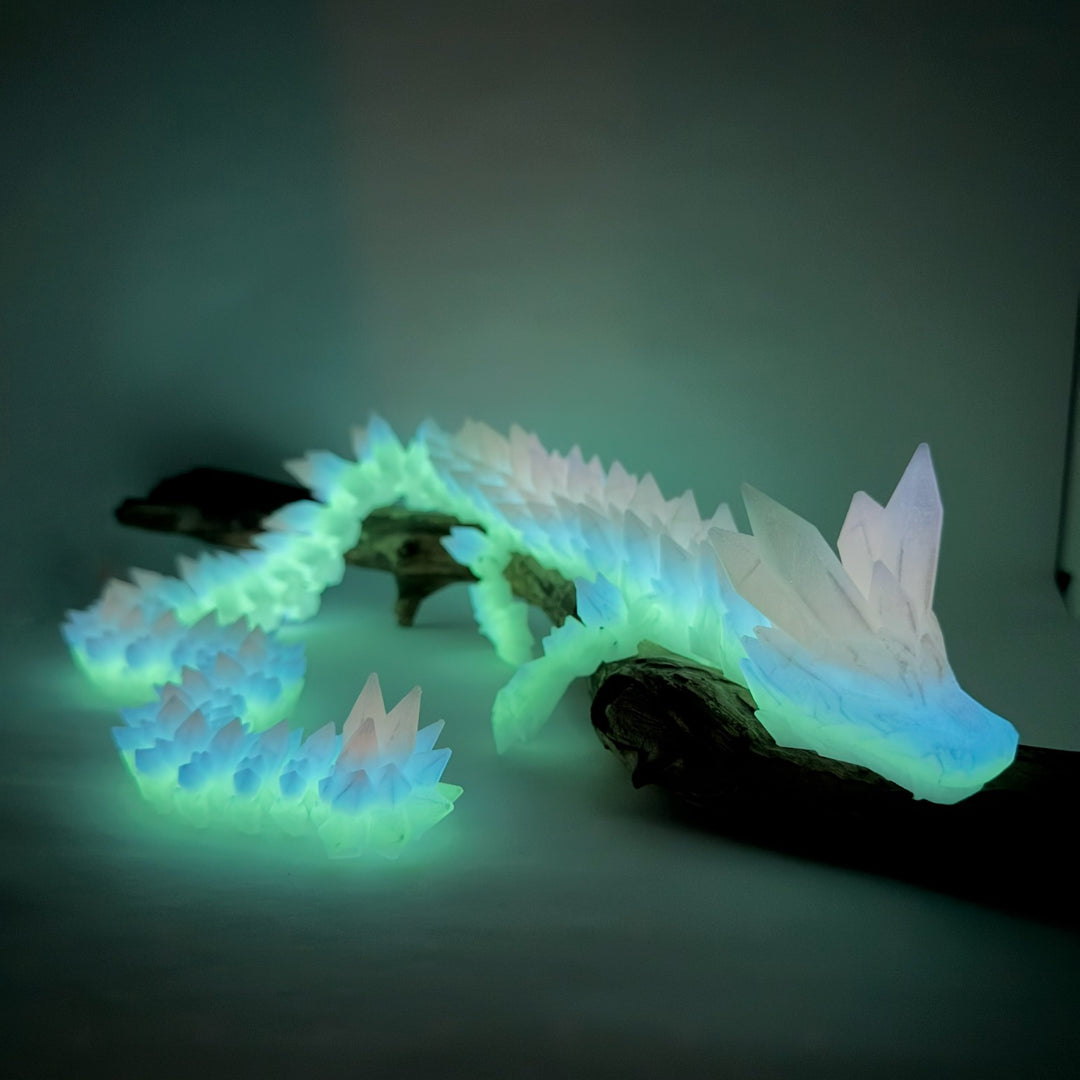 Kristall-Drache (65 cm)