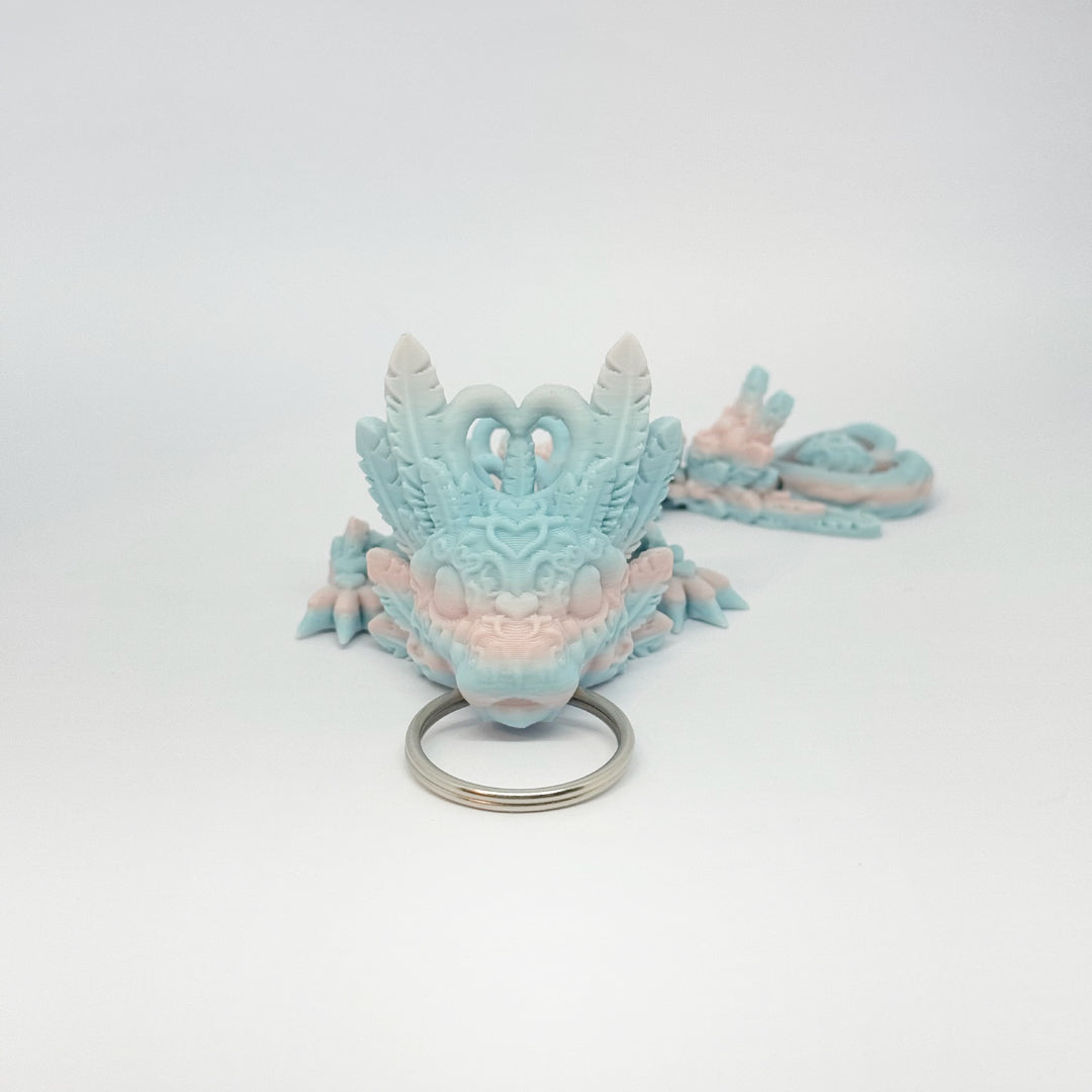 Herzdrache in Pastell