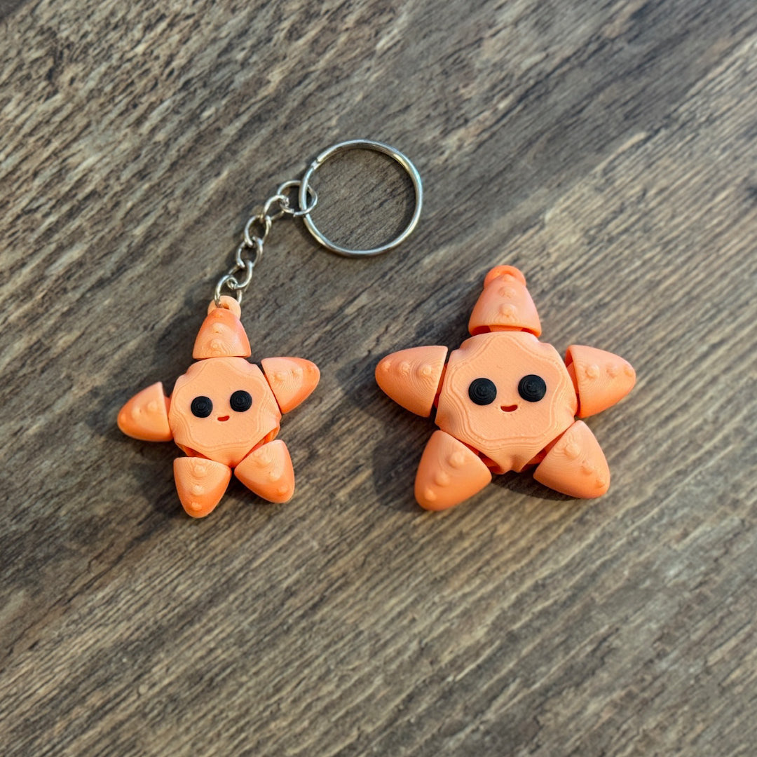 Baby Starfish | Seestern-Schlüsselanhänger