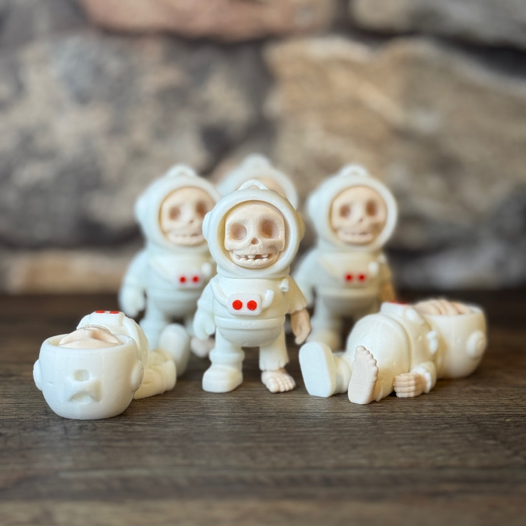 Tiny Skeleton Astronaut