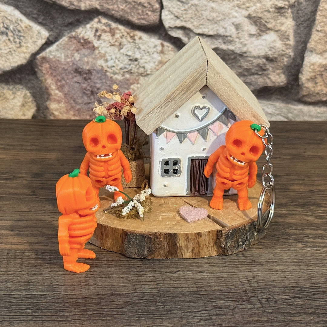 Tiny Pumpkin Skeleton