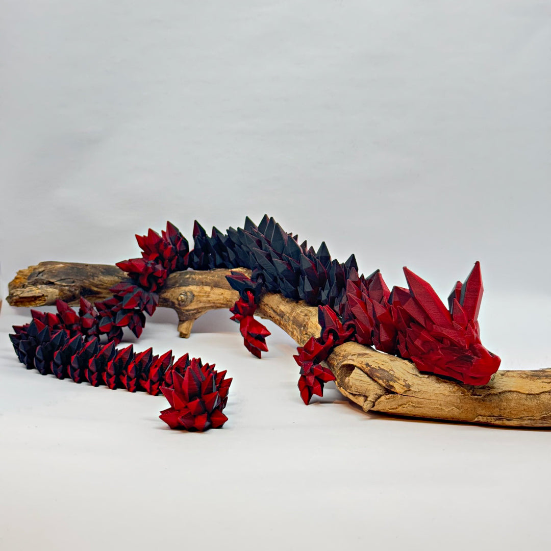 Kristall-Drache (65 cm)