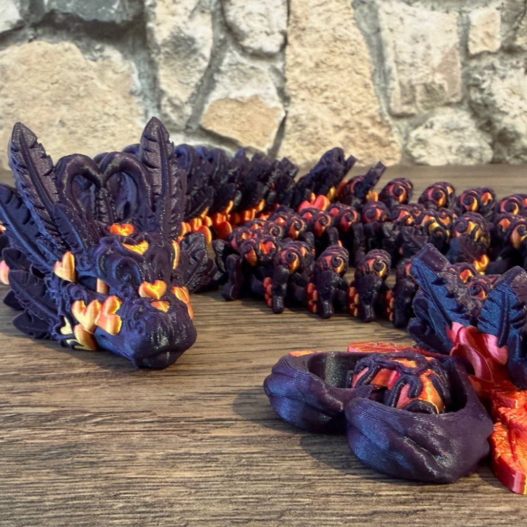 Heart Dragon – Beweglicher Herzdrache
