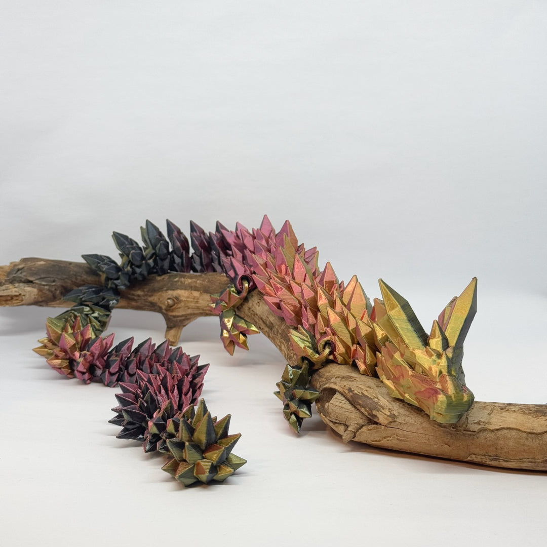 Kristall-Drache (65 cm)