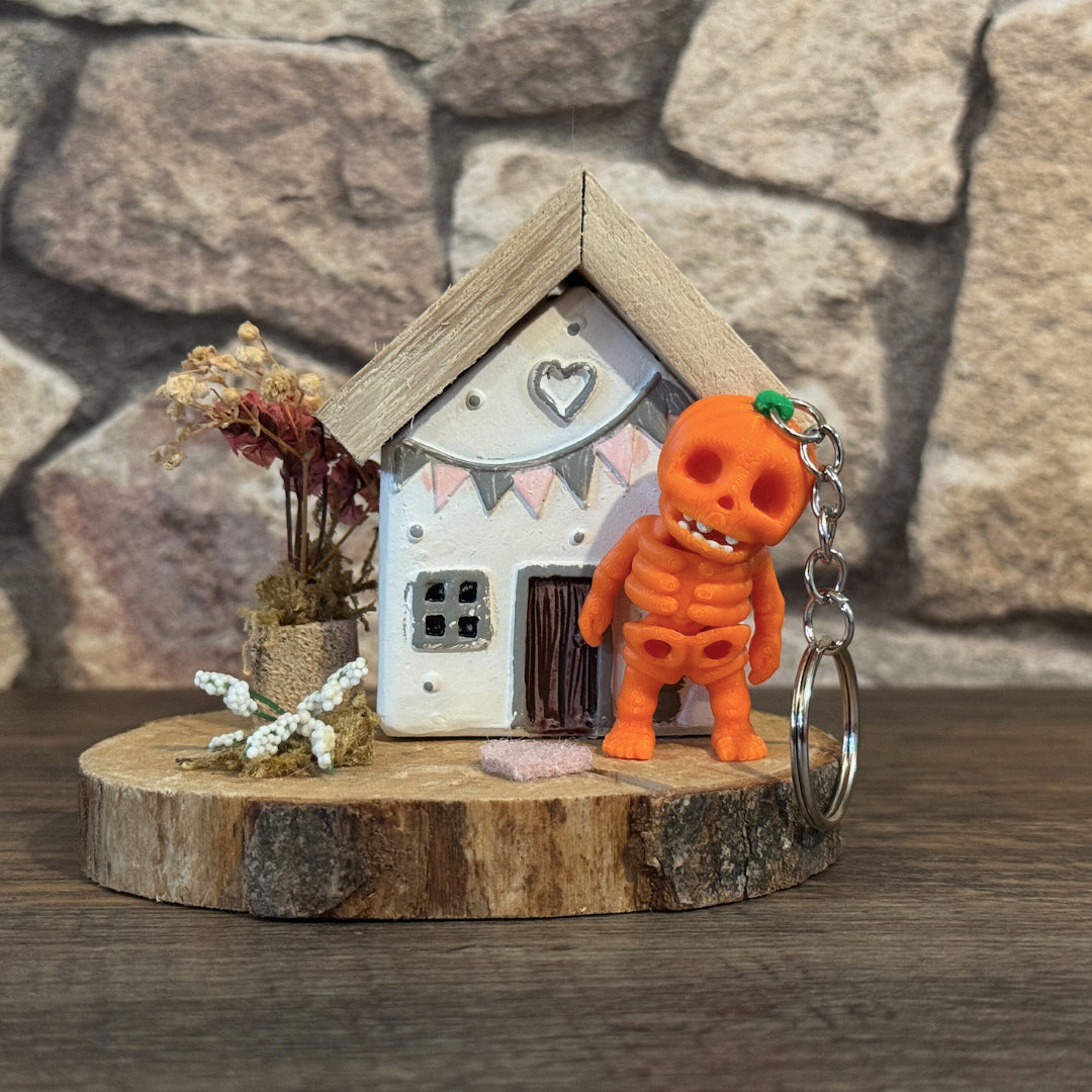 Tiny Pumpkin Skeleton