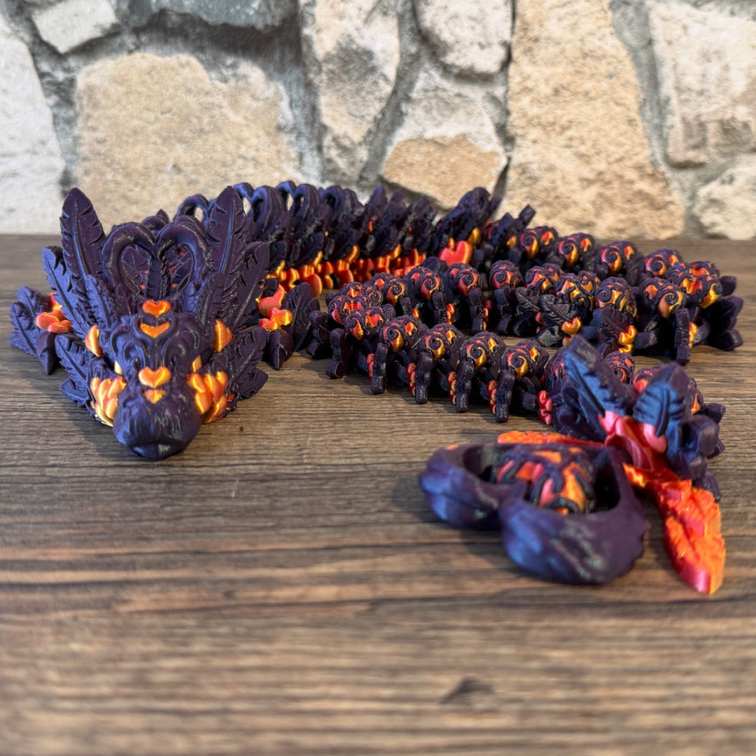 Heart Dragon – Beweglicher Herzdrache