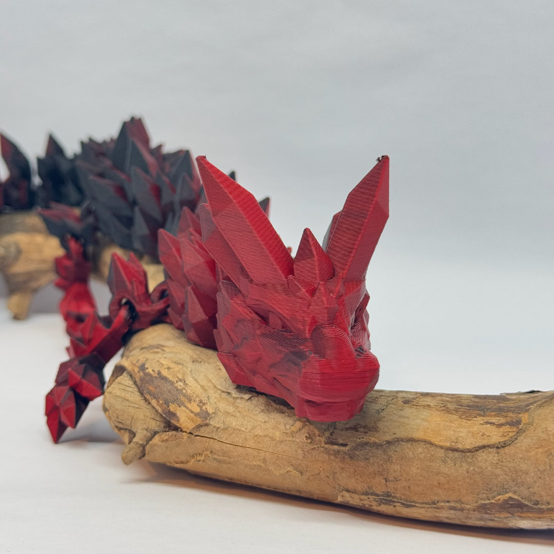 Kristall-Drache (65 cm)