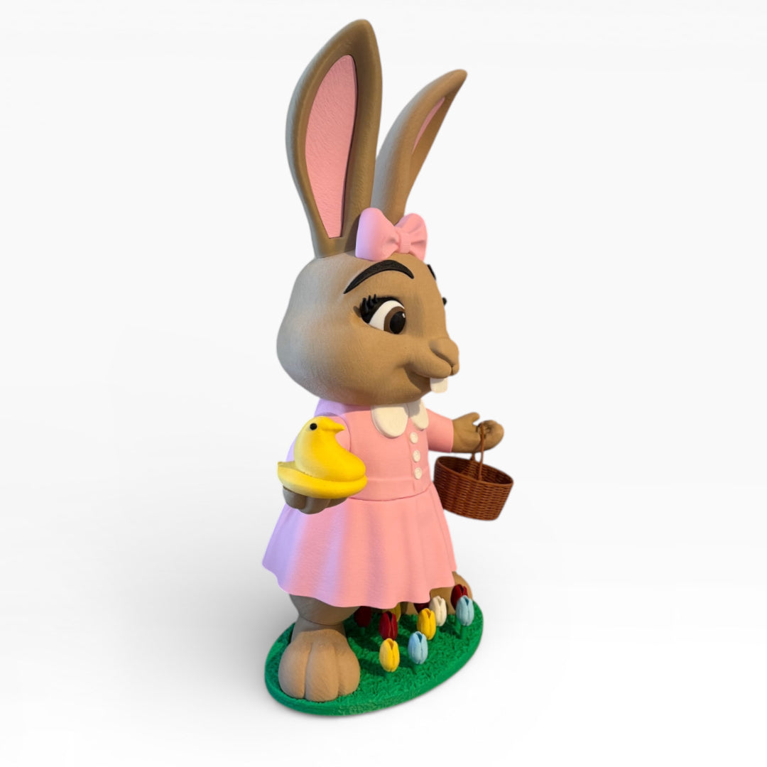 Mrs Bunny Große Osterhasenfigur – Frühlingsdeko in XL oder XXL