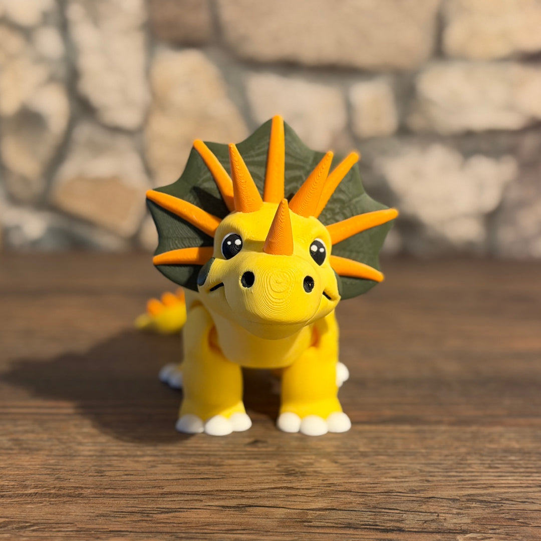 Chunky Triceratops Dino