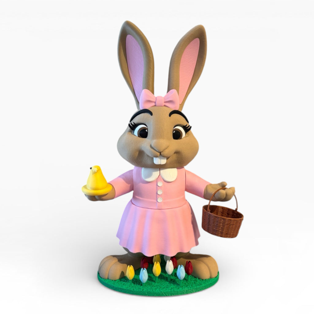 Mrs Bunny Große Osterhasenfigur – Frühlingsdeko in XL oder XXL