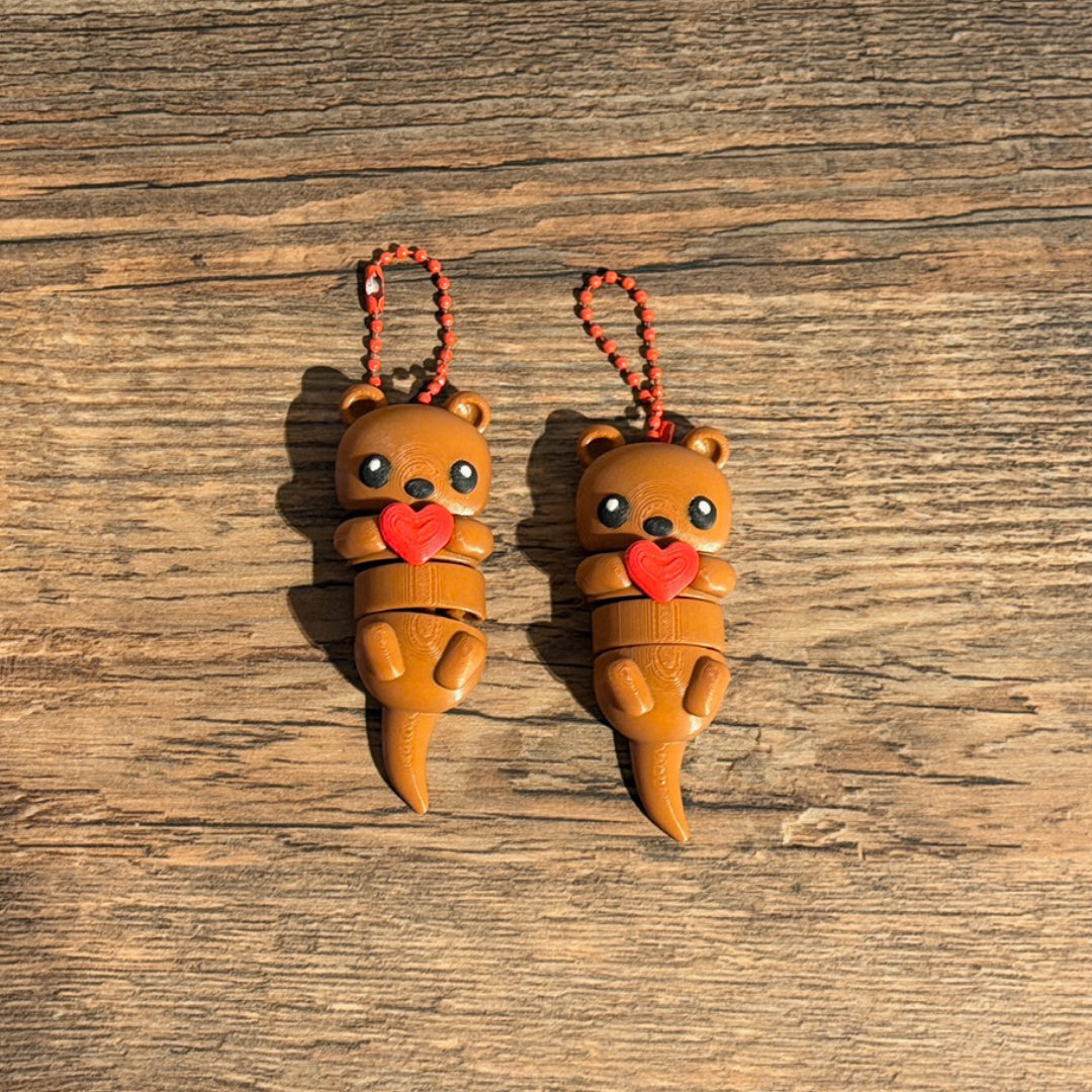 Love Otter Schlüsselanhänger Set