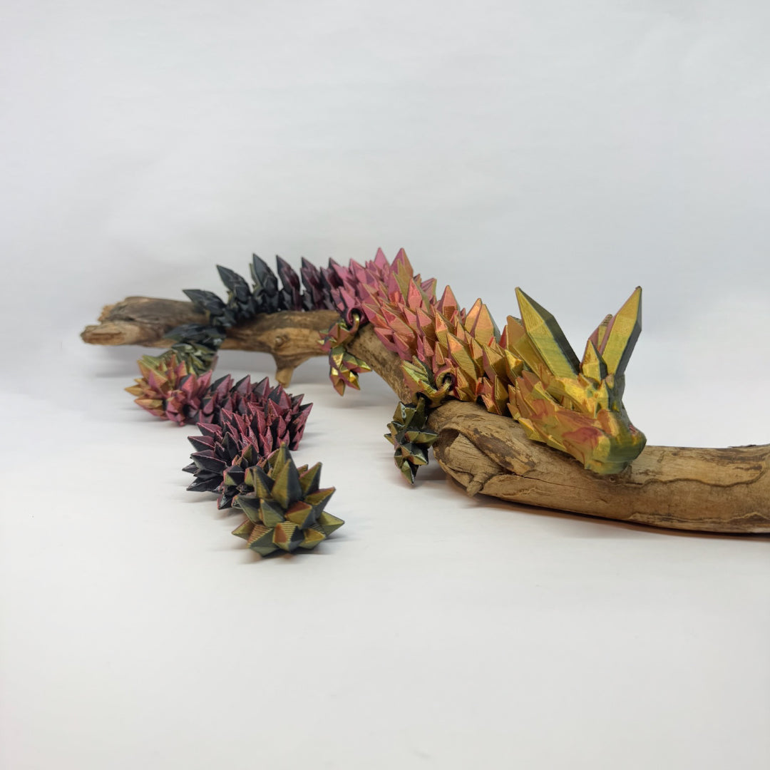 Kristall-Drache (65 cm)