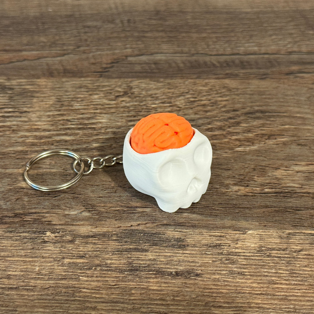Schädel Schlüsselanhänger – Clicker-Fidget