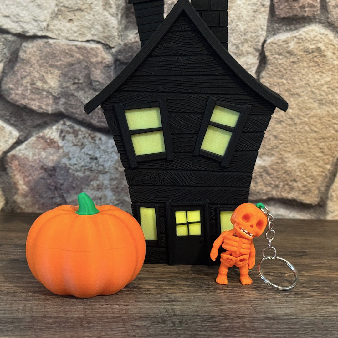 Tiny Pumpkin Skeleton