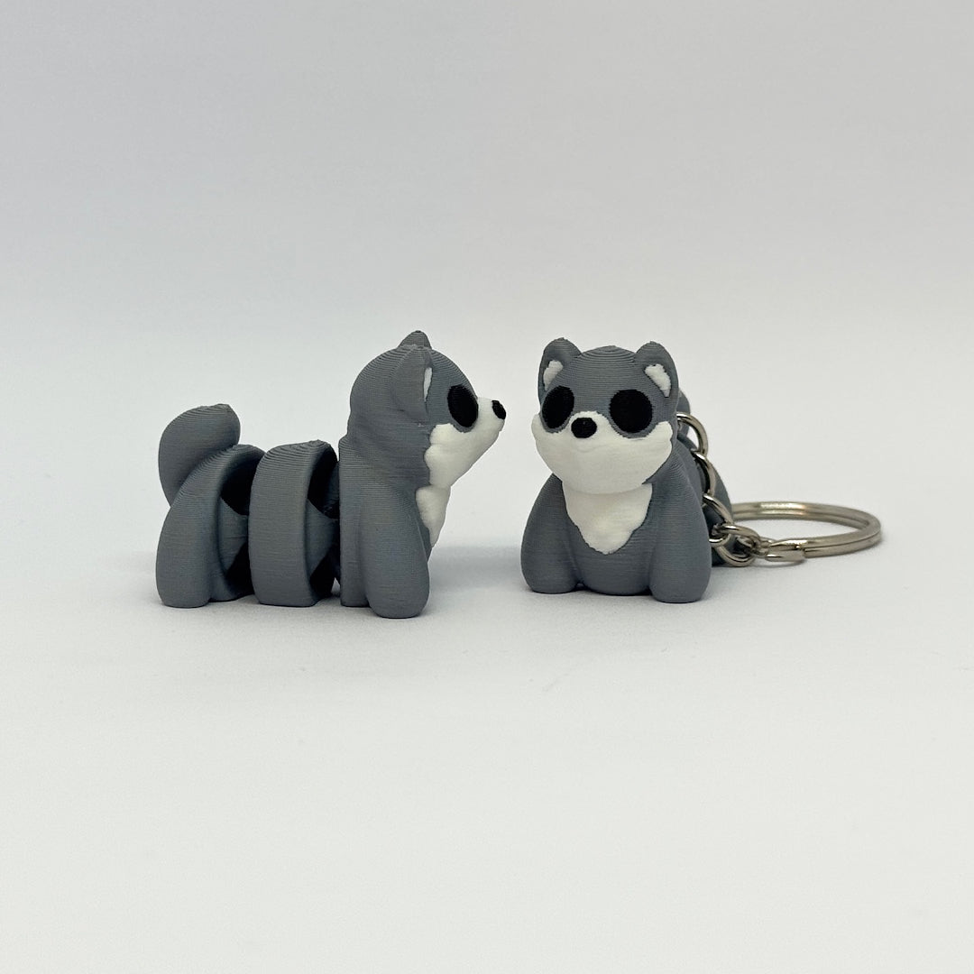 Tiny Wolf – Mini Wolf Figur & Schlüsselanhänger