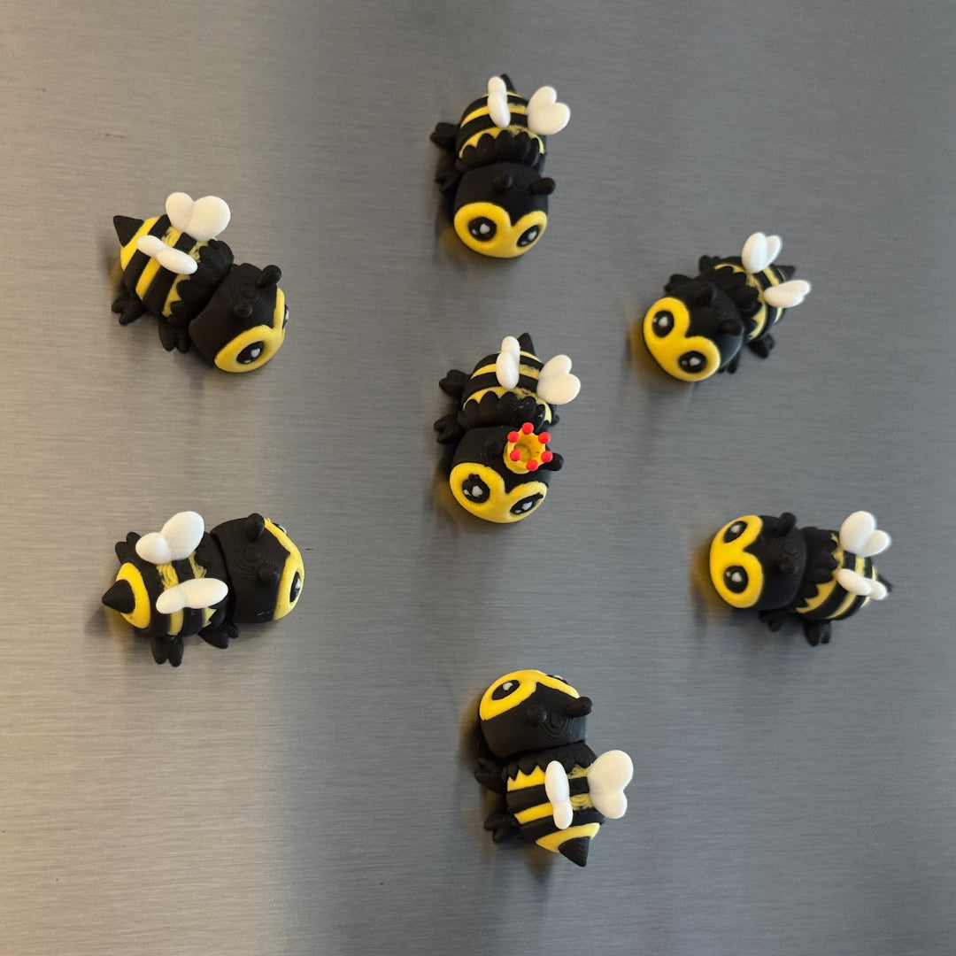 Süße Bienen-Magnete – Königin & Arbeiterbiene