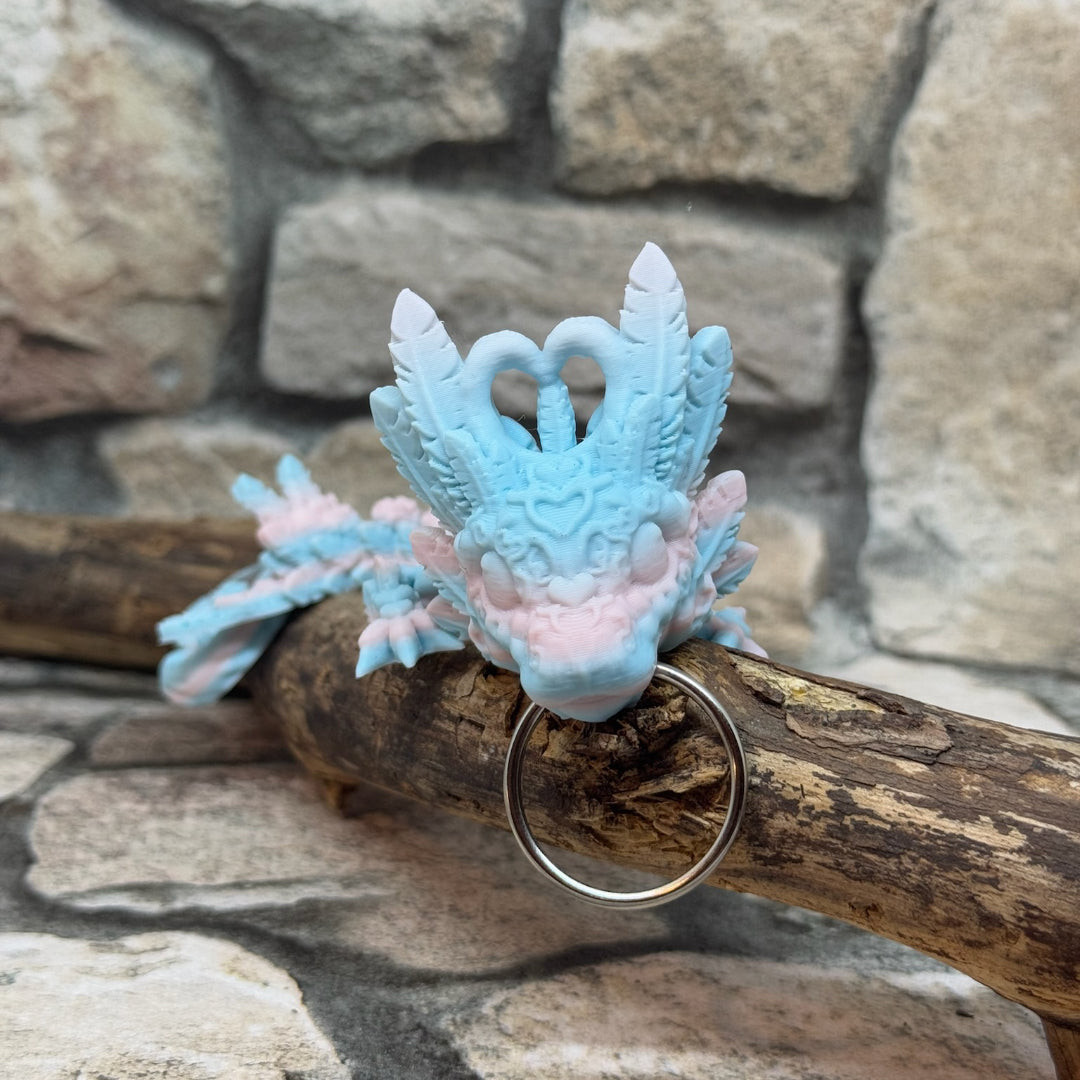 Herzdrache in Pastell