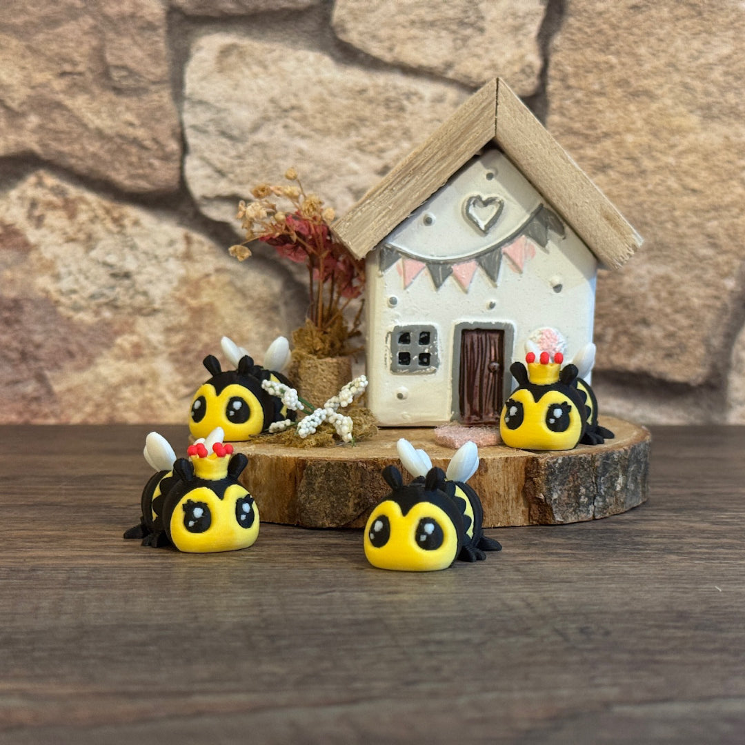 Süße Bienen-Magnete – Königin & Arbeiterbiene