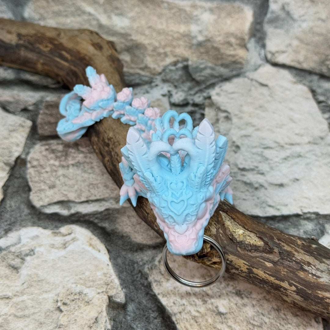 Herzdrache in Pastell