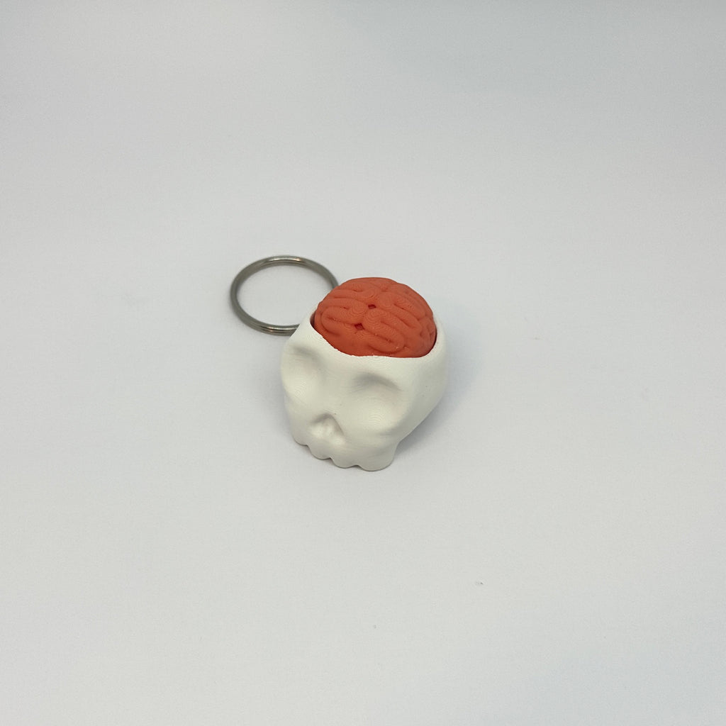 Schädel Schlüsselanhänger – Clicker-Fidget