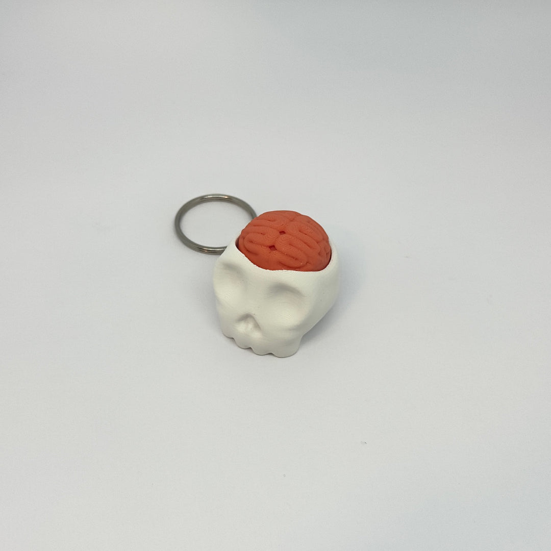 Schädel Schlüsselanhänger – Clicker-Fidget