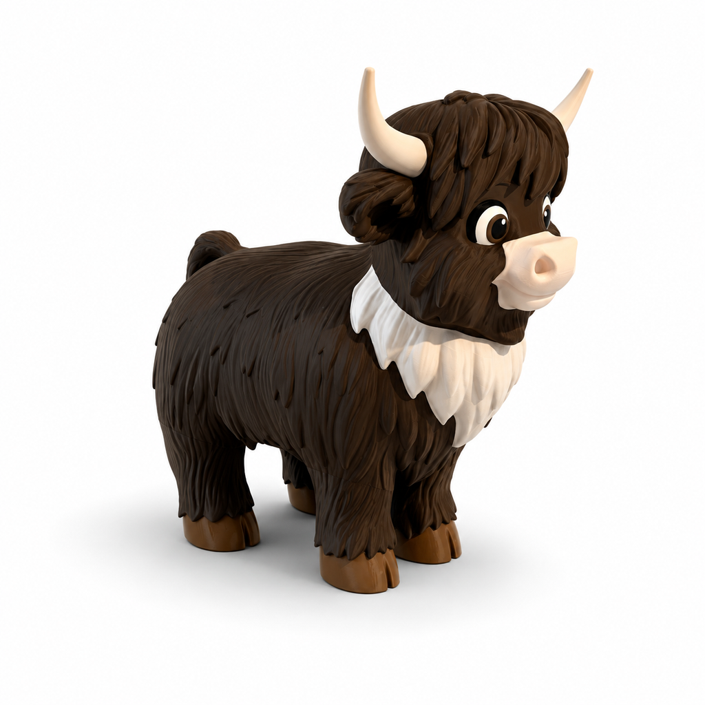 Highland Cow XXL Dekofigur Toro – Wohnzimmer Deko Blickfang
