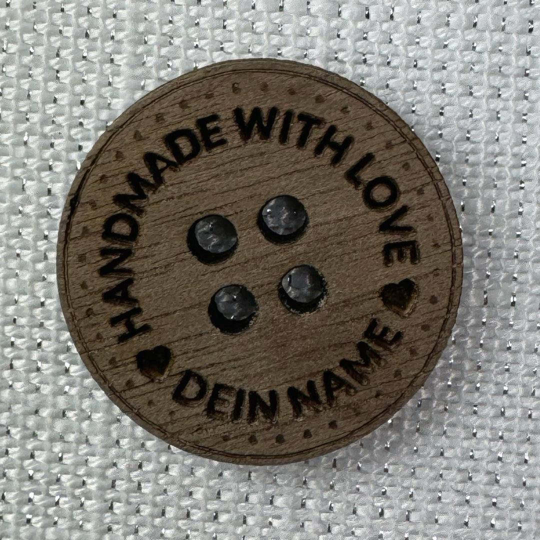 Personalisierte Holzknöpfe 10er Set