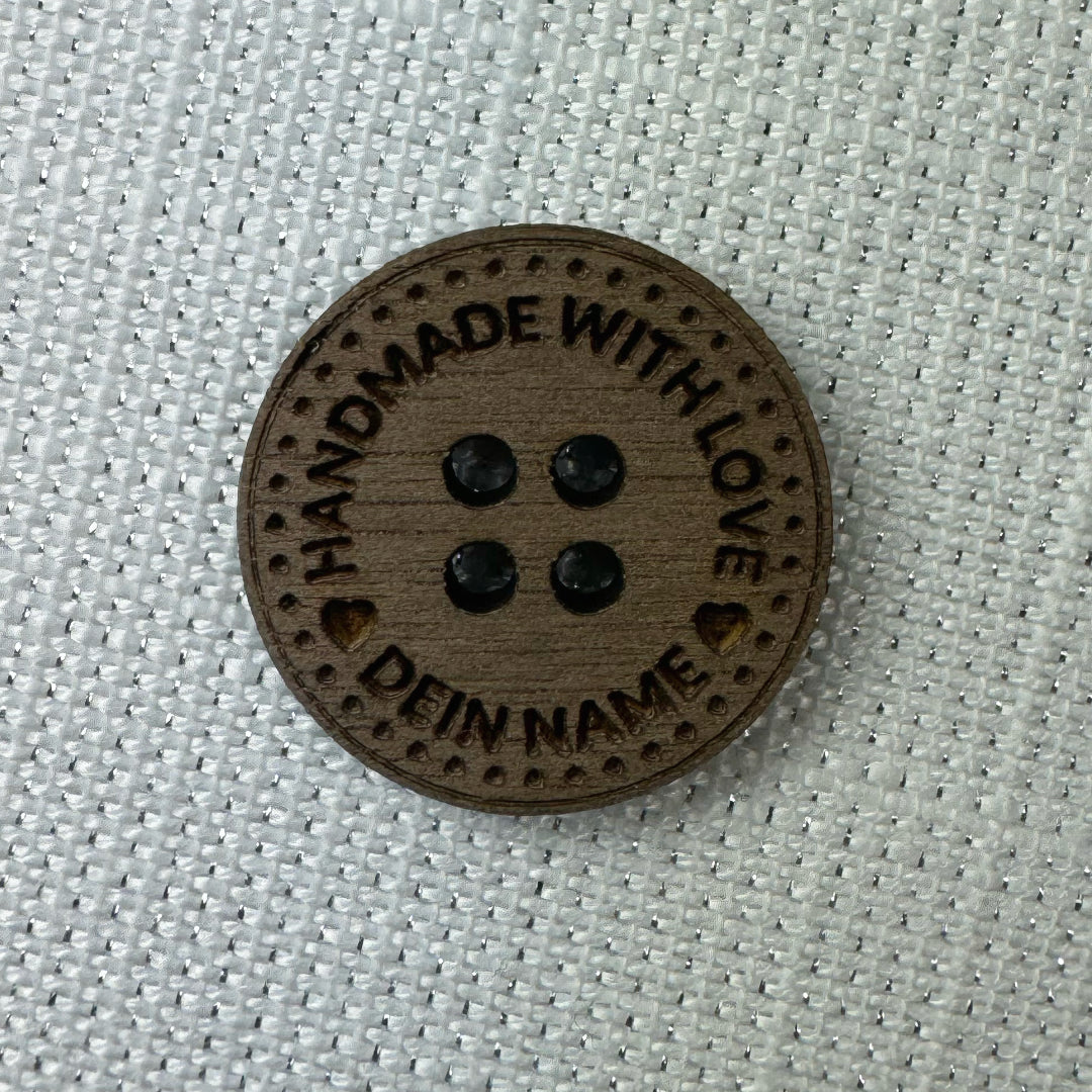 Personalisierte Holzknöpfe 10er Set