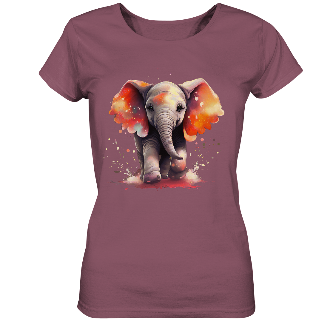 Ella the Elephant - Ladies Organic Shirt